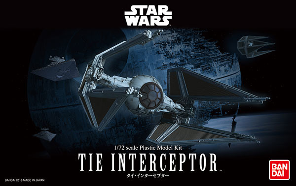 TIE Interceptor, Star Wars, Star Wars: Episode VI – Return Of The Jedi, Bandai, Model Kit, 1/72, 4549660080992
